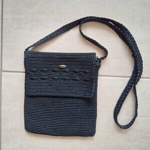 The Scala Collection Crochet Knit Cross Body Bag
